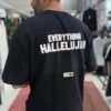 HALLELUJAH T-SHIRT - BLACK