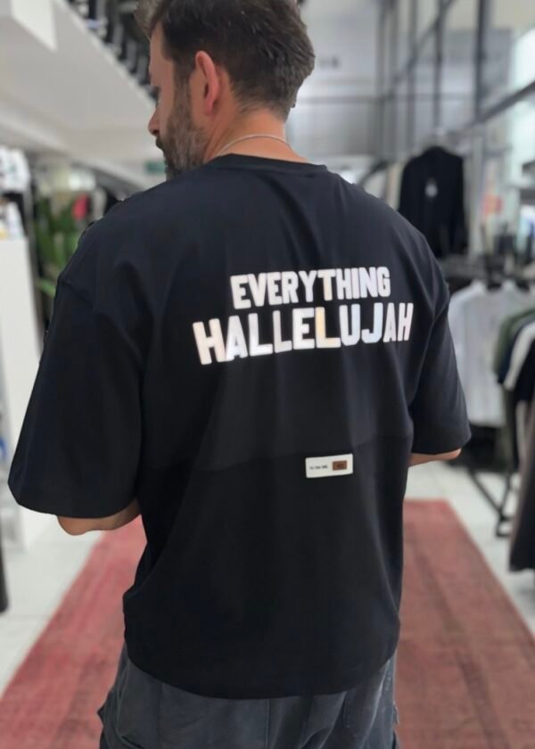 HALLELUJAH T-SHIRT - BLACK