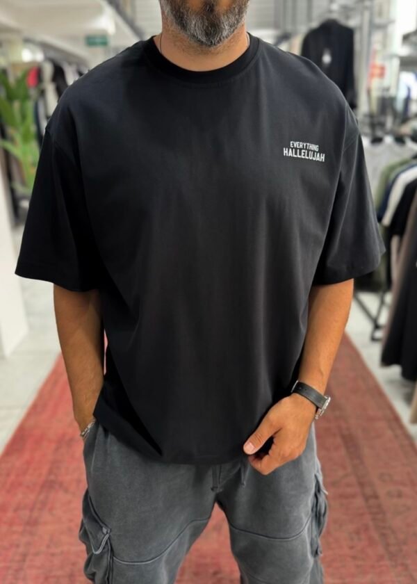 HALLELUJAH T-SHIRT - BLACK