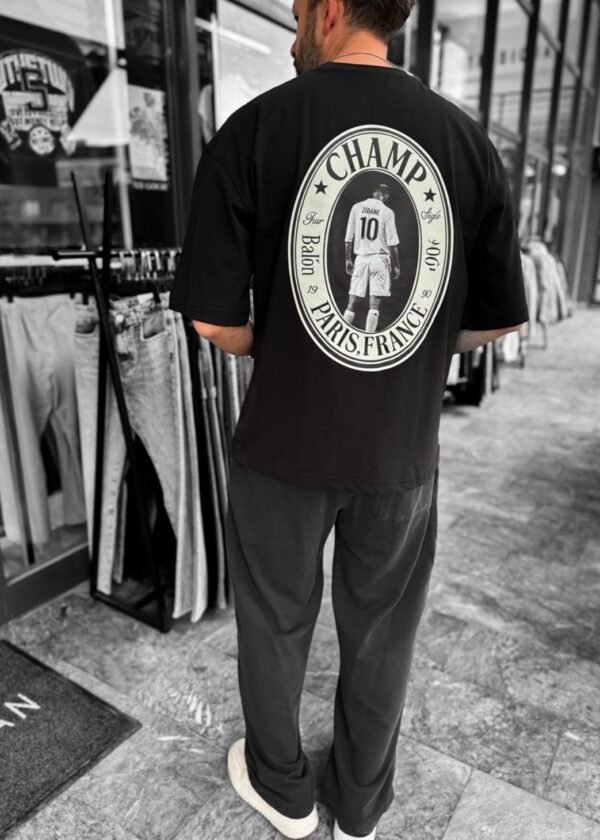 ZIDANE T-SHIRT - BLACK