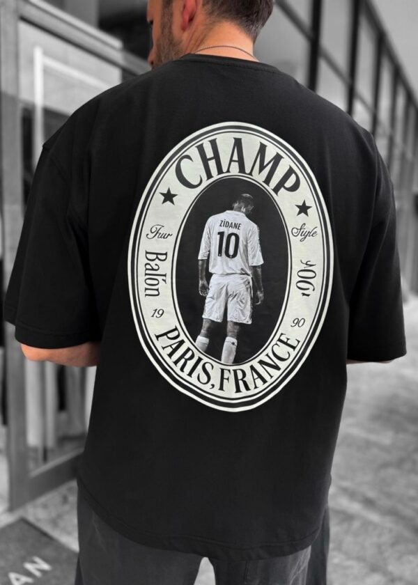 ZIDANE T-SHIRT - BLACK