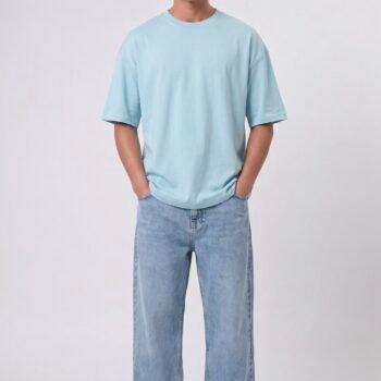 BASIC T-SHIRT - BABY BLUE