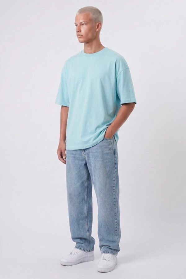 BASIC T-SHIRT - BABY BLUE