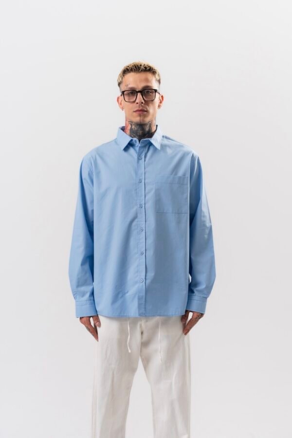 RESPIR POCKET SHIRT - BLUE