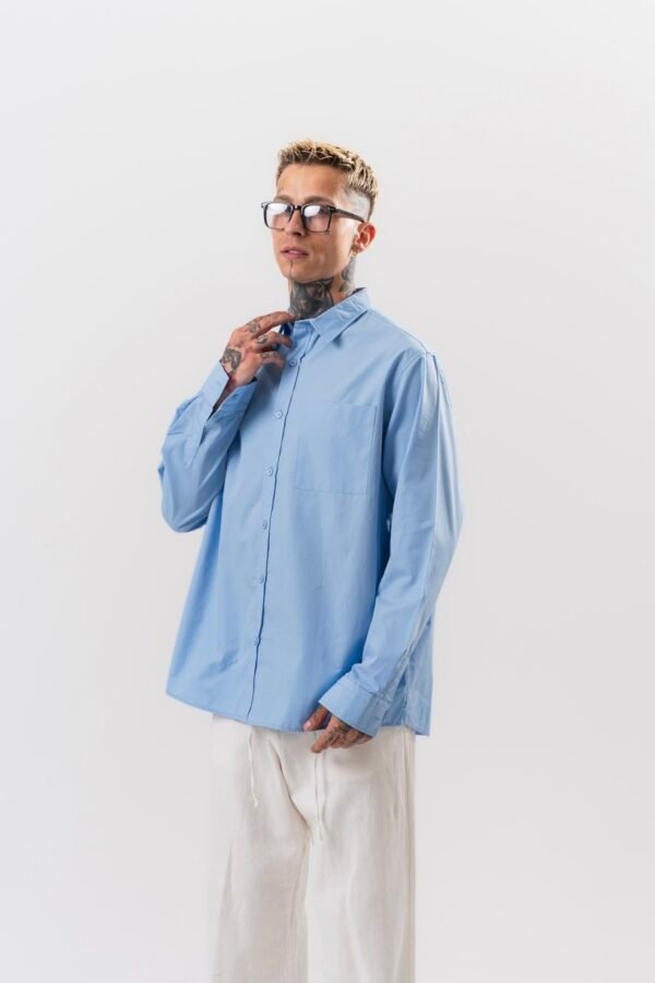 RESPIR POCKET SHIRT - BLUE