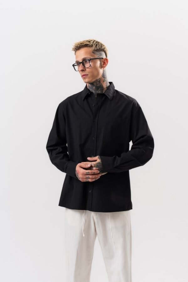 RESPIR POCKET SHIRT - BLACK