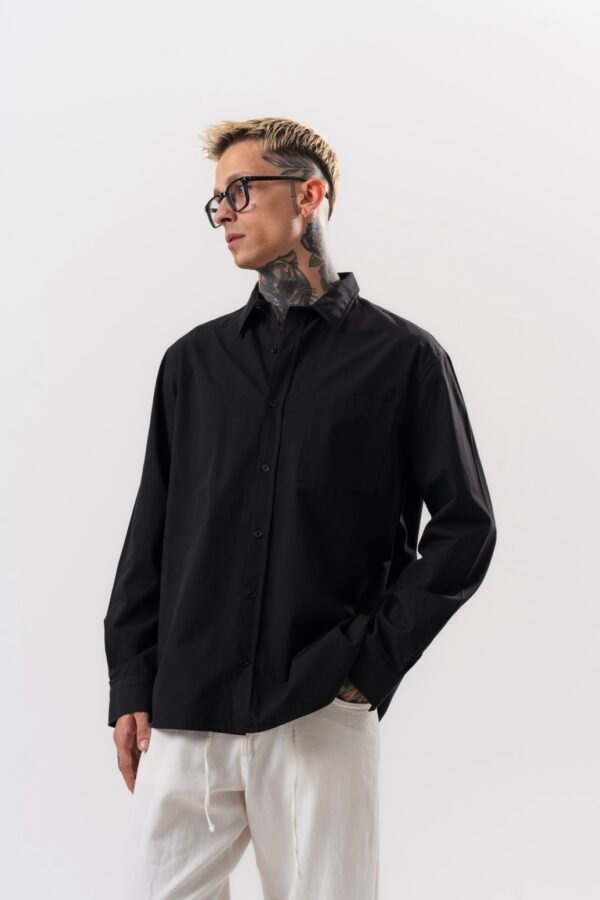 RESPIR POCKET SHIRT - BLACK