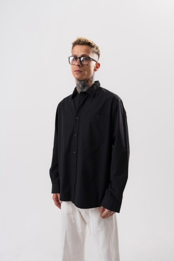RESPIR POCKET SHIRT - BLACK