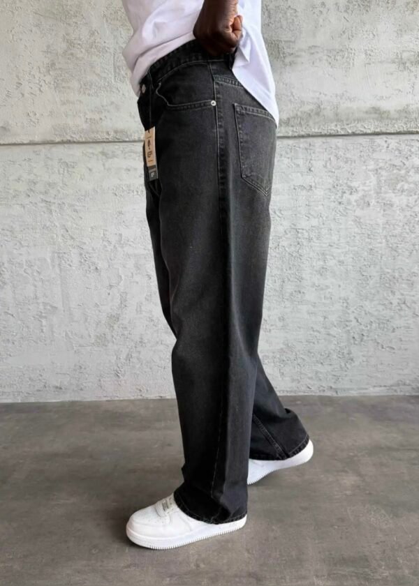 RELAXED BAGGY JEANS - BLACK