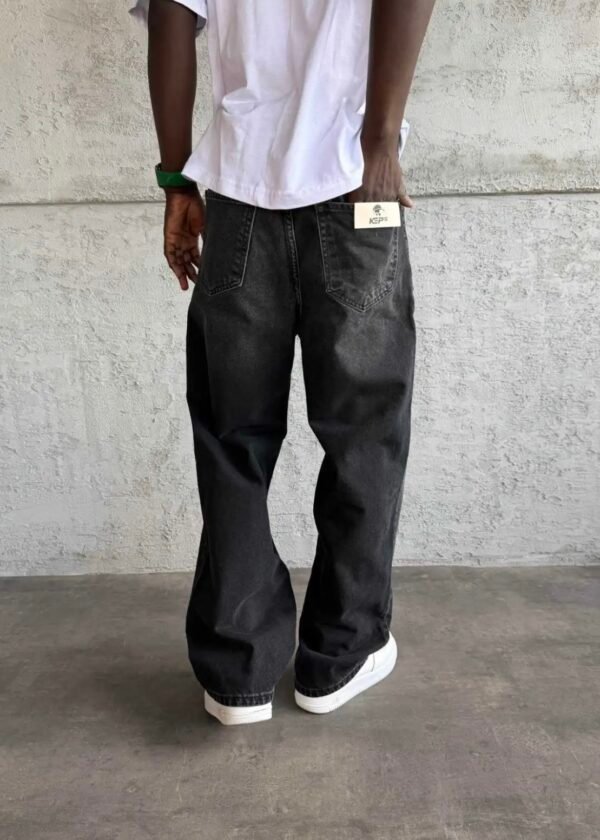 RELAXED BAGGY JEANS - BLACK