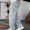 RELAXED BAGGY JEANS - ICE BLUE
