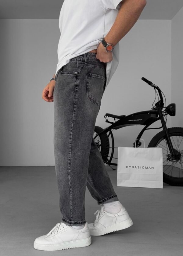 BOYFRIEND JEANS - DARK GREY